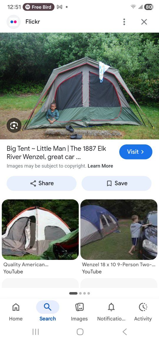 elk river model 35851 camping tent.