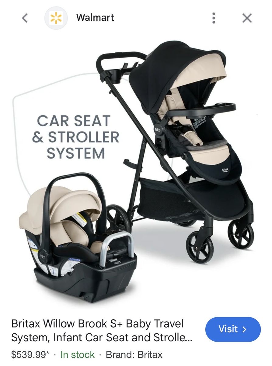 Britax Stroller and Car seat.