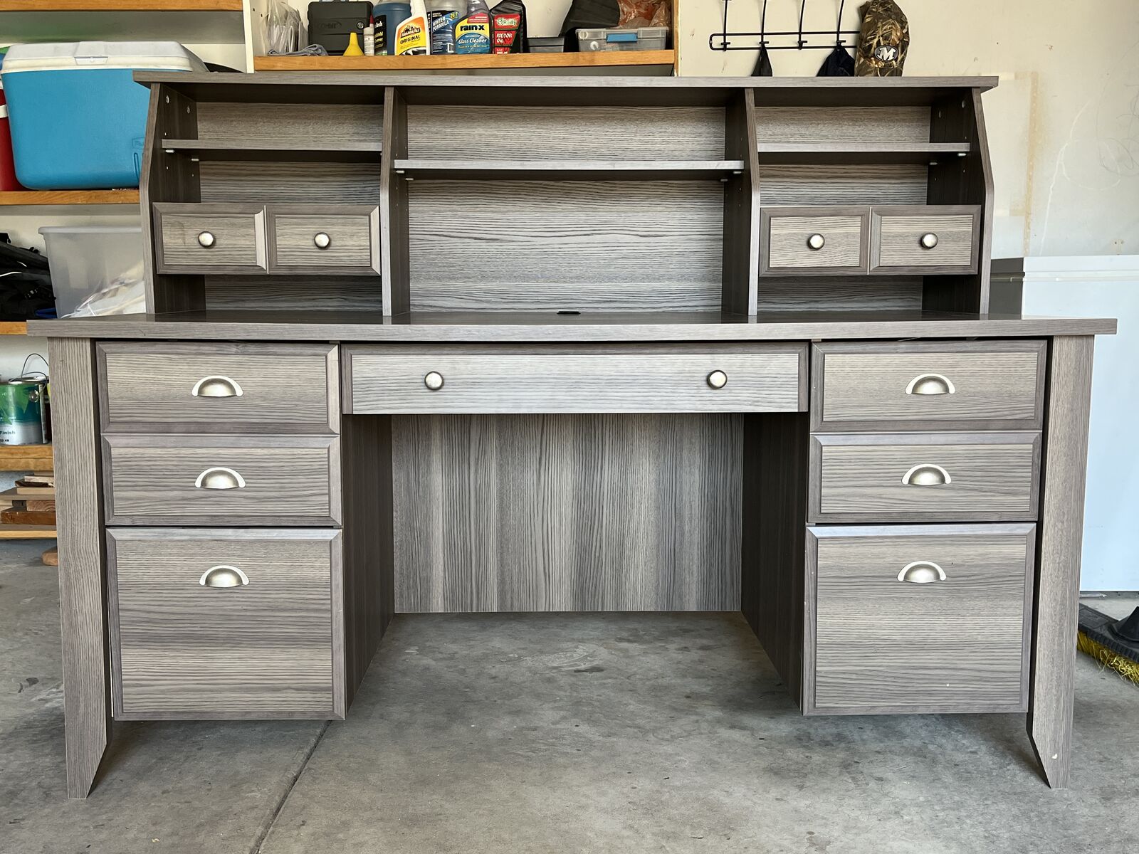 Beautiful Gray Wooden Desk