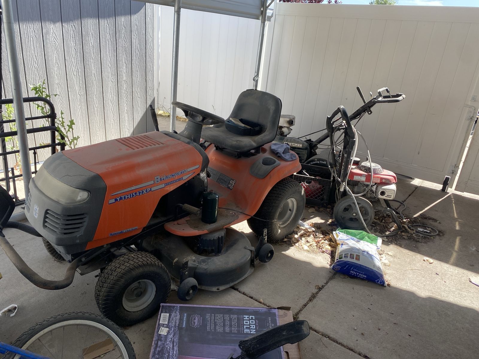Mechanic’s special Husqvarna lawn tractor