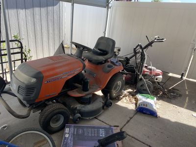 Mechanic’s special Husqvarna lawn tractor