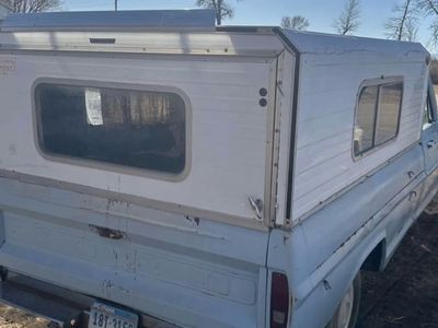 Vintage camper shell 8 foot bed