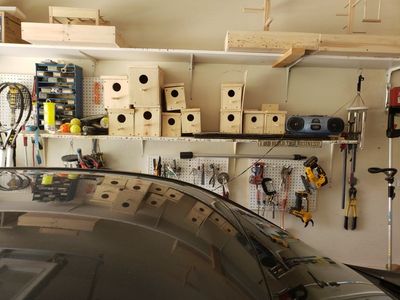 Handmade Wooden Birdhouses - Various Sizes, Natural Wood Finish, Ready to Hang