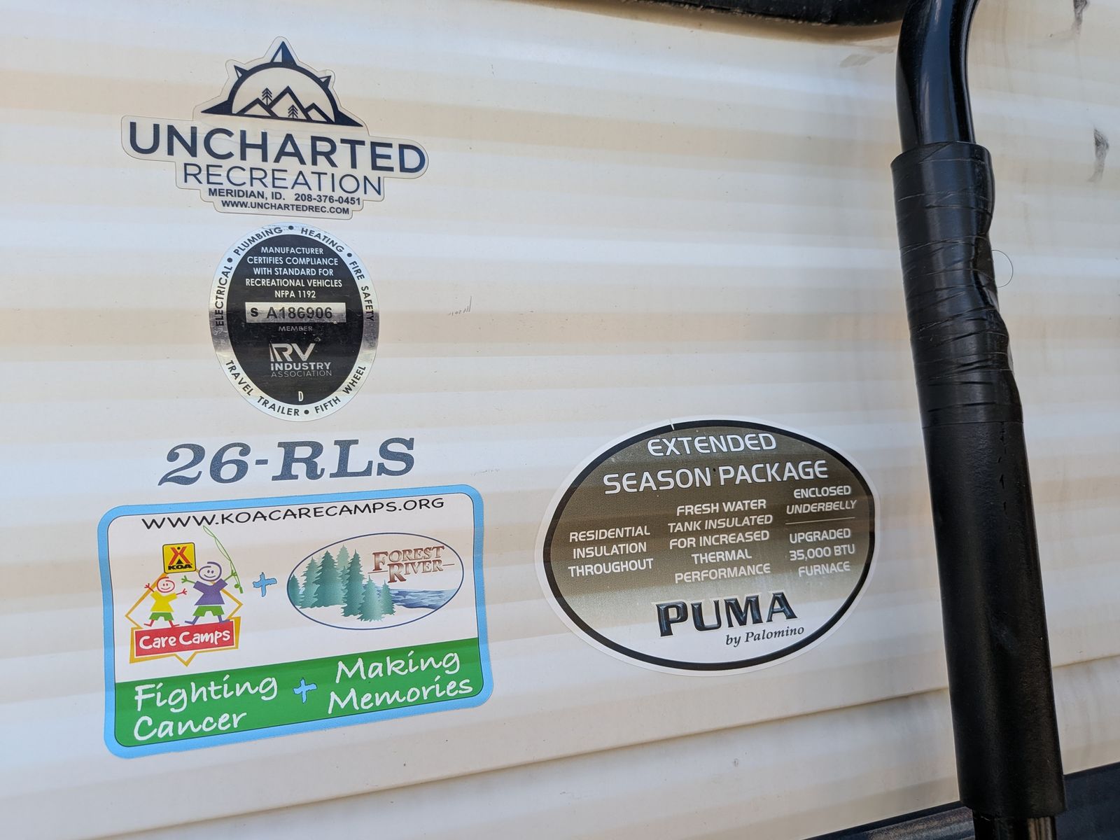 2022 26' Bumper Pull Puma Trailer