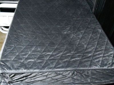 New XL Dog Bed Serta Comfort Black Velvet 45x30x6