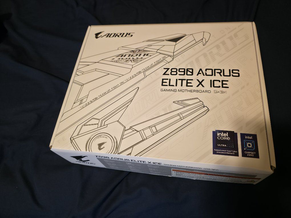 Gigabyte Z890 Aorus Elite X Ice LGA 1851 Gaming Motherboard