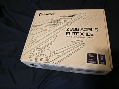Gigabyte Z890 Aorus Elite X Ice LGA 1851 Gaming Motherboard