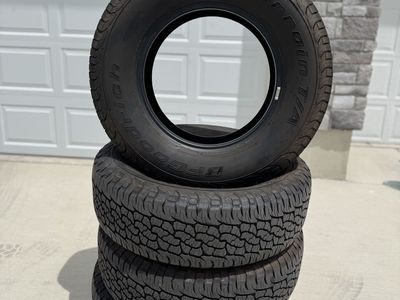 4 BFG Trail-Terrain T/A Tires - 265/70R17 (9k Miles, Like New)