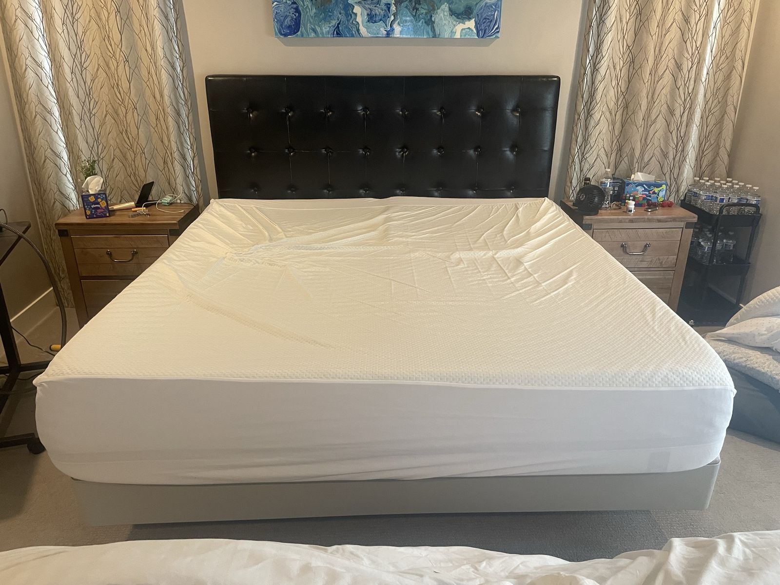 Sleep Number 360 iLE Smart Bed King Size with FlexFit 1 Adjustable Base & Headboard