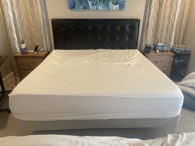 Sleep Number 360 iLE Smart Bed King Size with FlexFit 1 Adjustable Base & Headboard