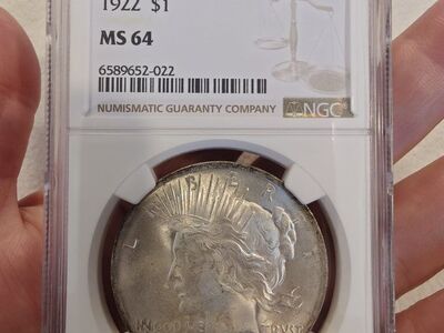 1922 United States Silver Peace