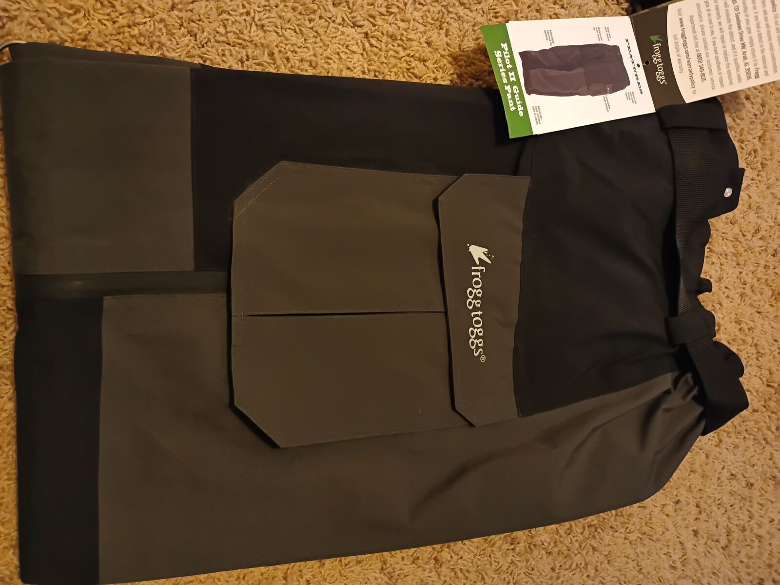 frogg toggs 100% Waterproof Pilot II Guide Series LG Outdoor Fly Fishing Pant