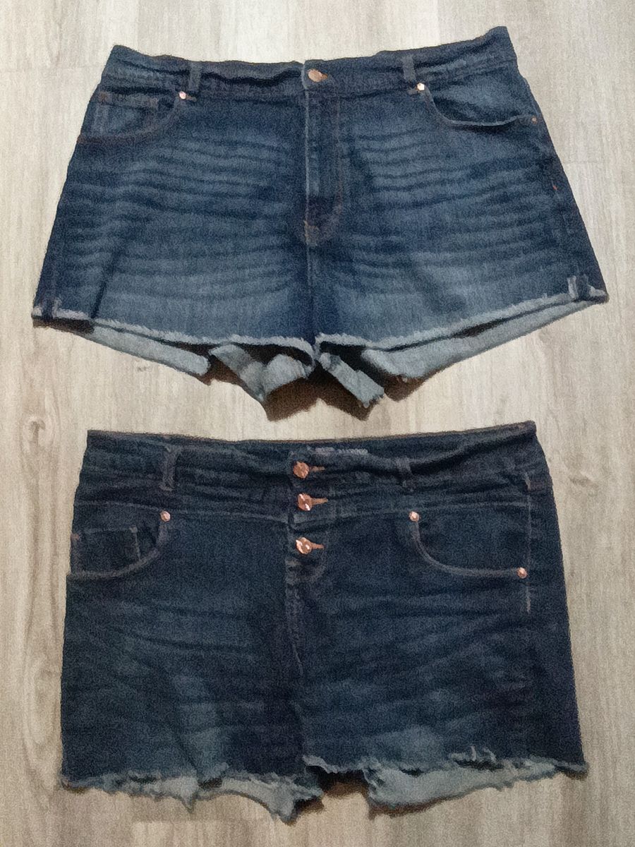 Lot two jean short shorts 21& 22w