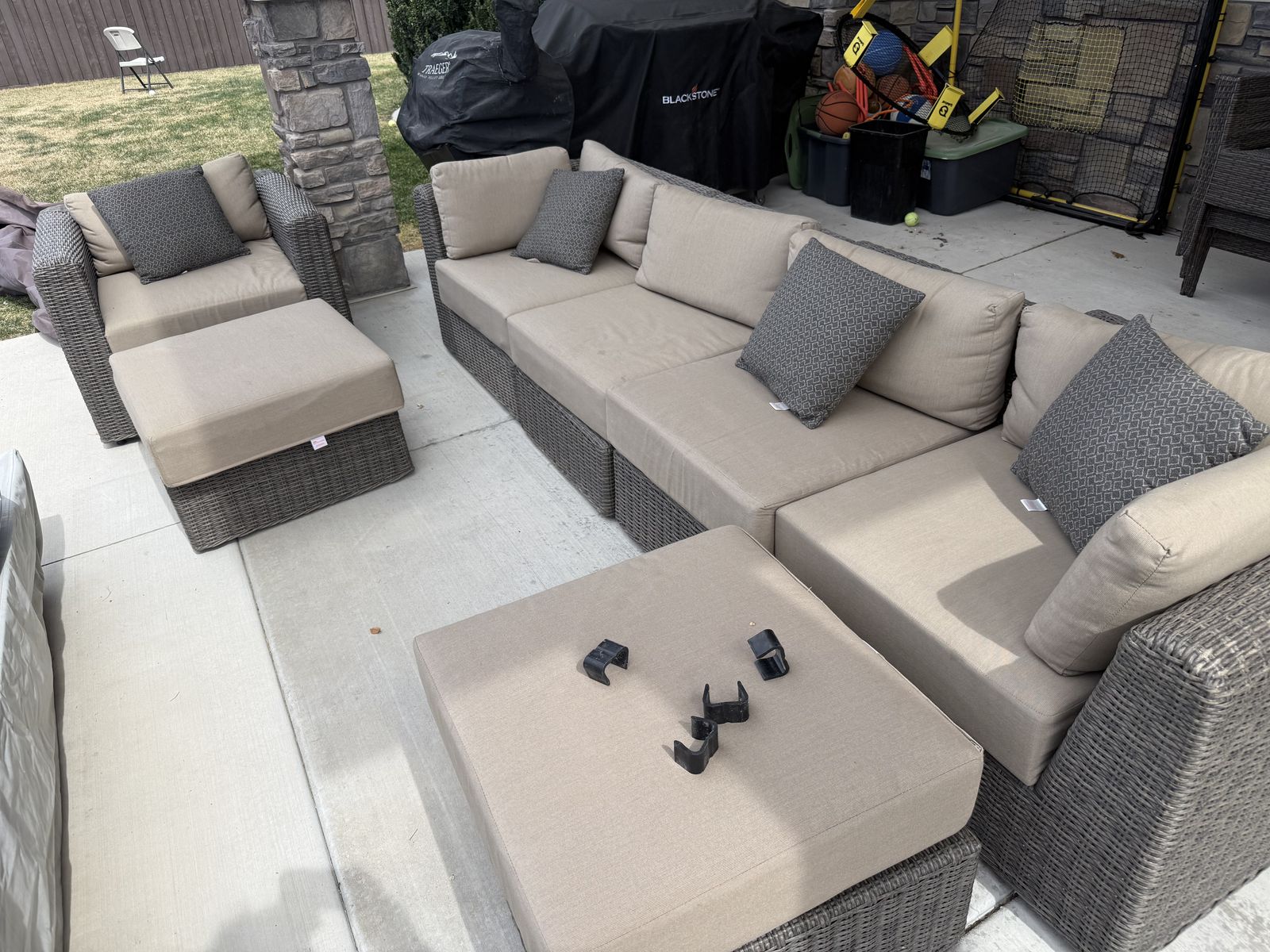 SUNBRELLA Outdoor Couch And Chair