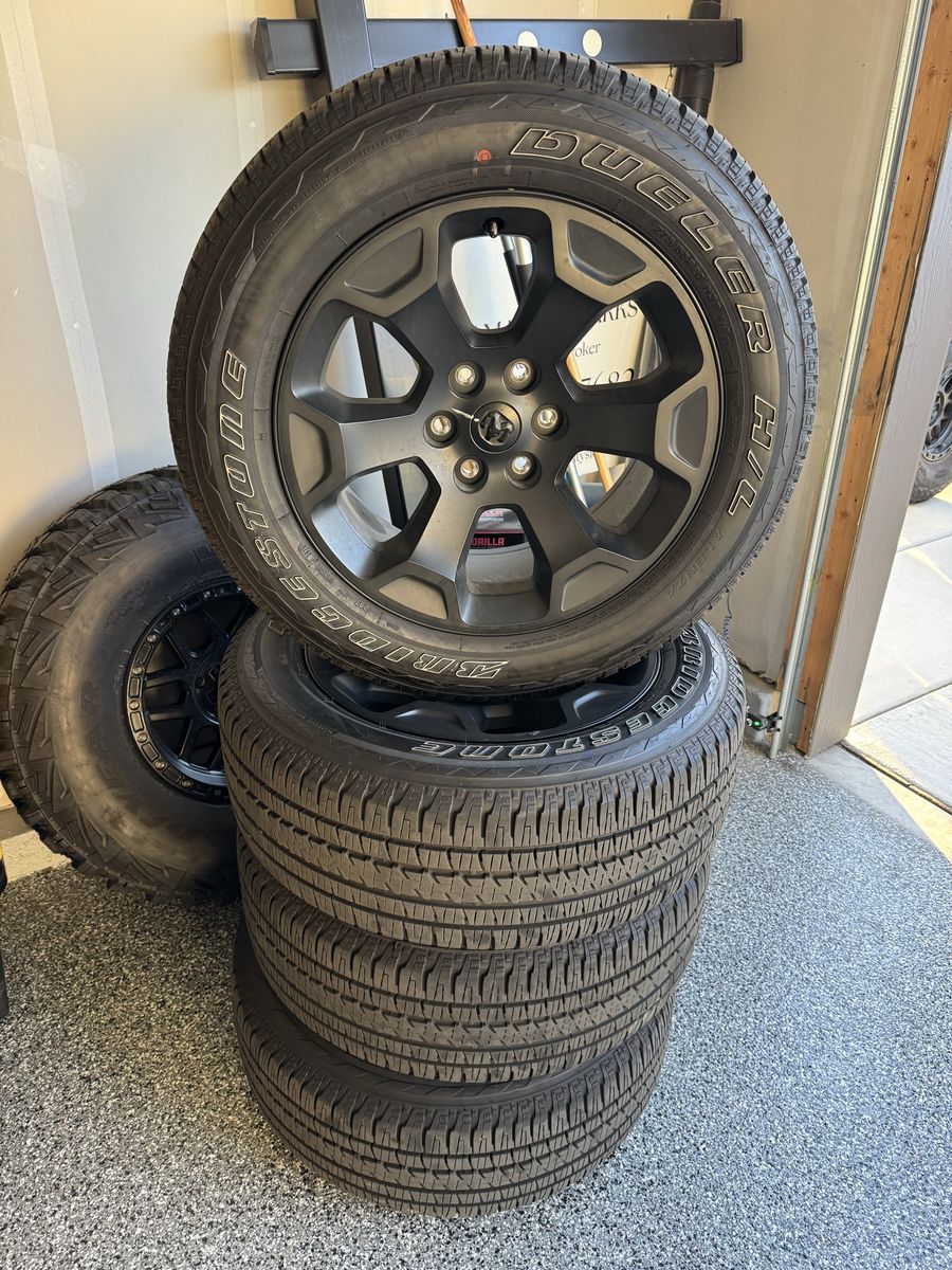 20” Ram 1500 Wheels and Bridgestone Dueler H/L Tires