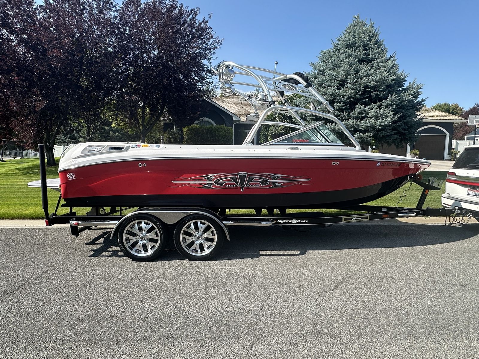 2006 SANTE 220 Air Nautique Ski Wakeboard Boat with Tandem Axle Trailer