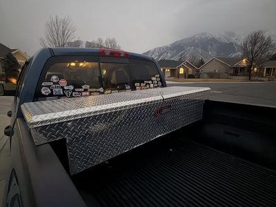 Crescent JOBOX Aluminum Diamond Plate Truck Tool Box - Used, Good Condition