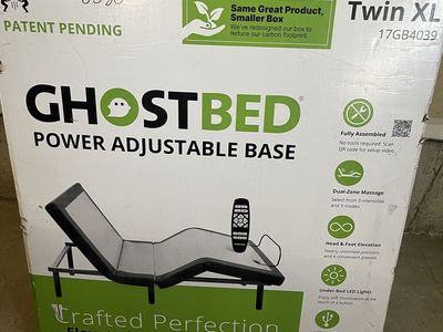 Brand new unopened GhostBed Adjustable Base Twin XL model 17GB4039 still sealed in original box.
