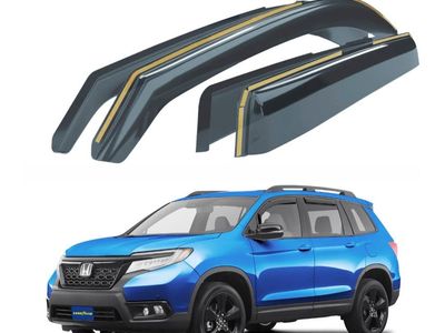 New Goodyear in-Channel Window Deflectors for Honda Passport 2019-2023, Rain Guards, Window Visors, Vent Deflector