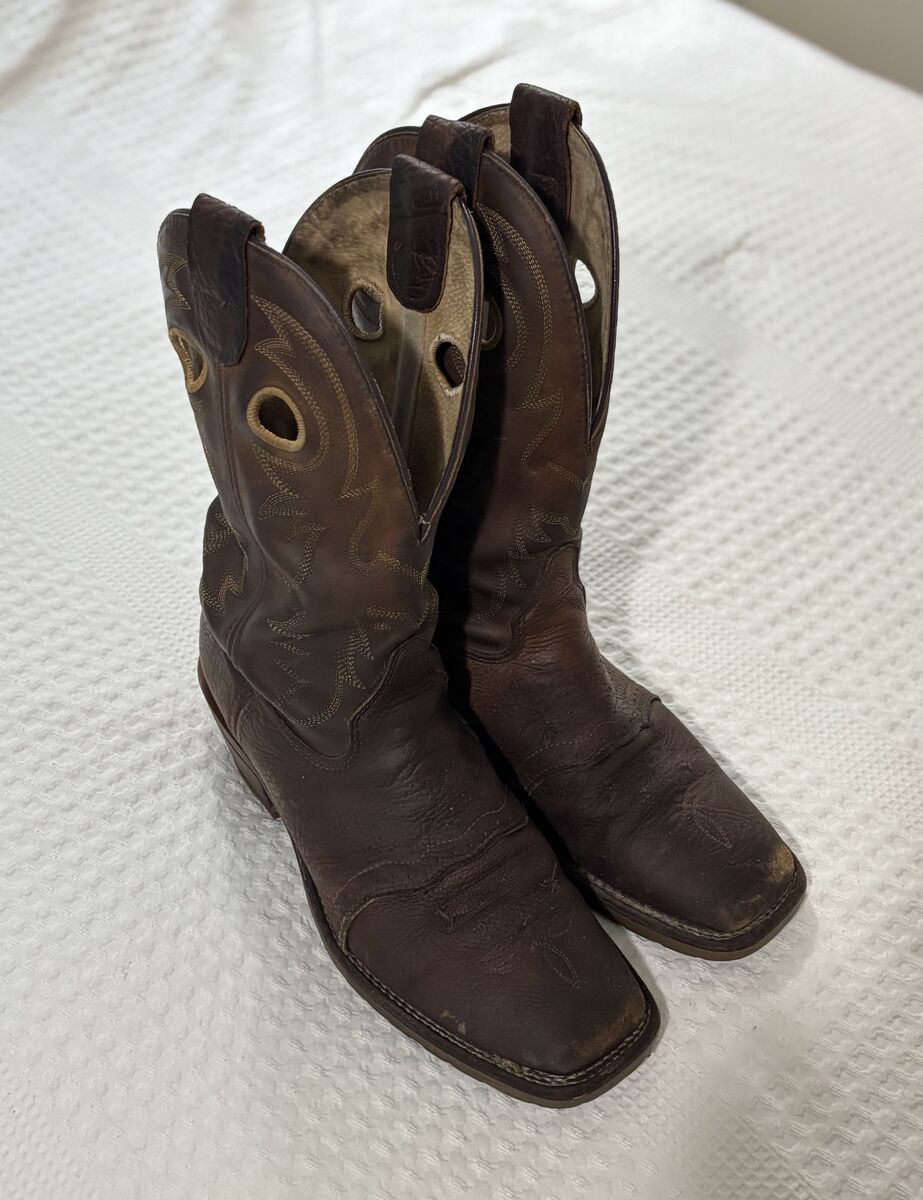 Double-H Men’s 12” Wide Square Toe Roper Boot - Size 12 D