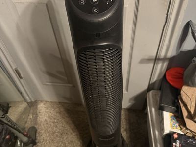 Honeywell QuietSet Whole Room Tower Fan - Black, 5 Speeds, Oscillation, Timer