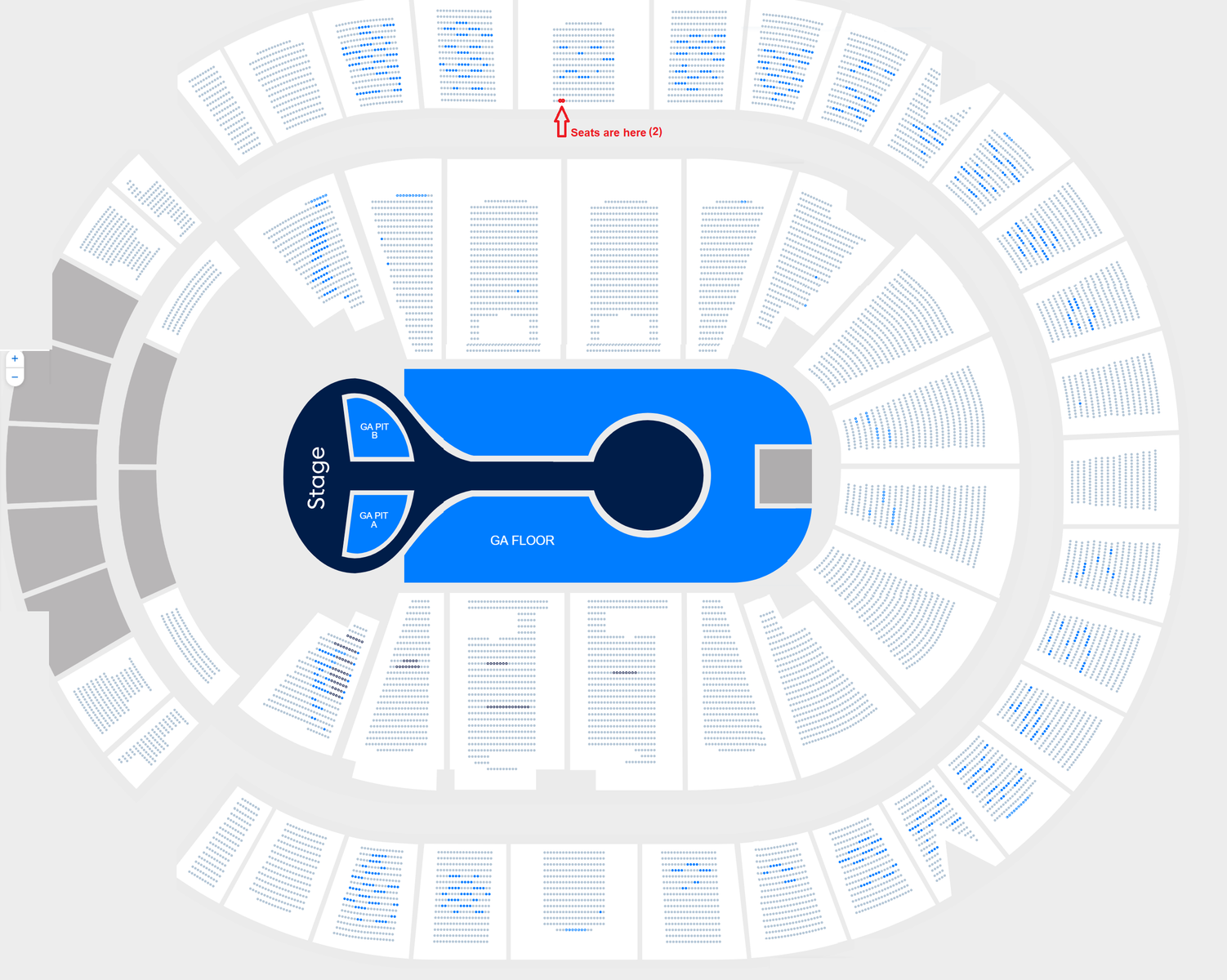 2 Benson Boone Tickets - Las Vegas 8/14 - Front Row of Upper Deck-$200 Each