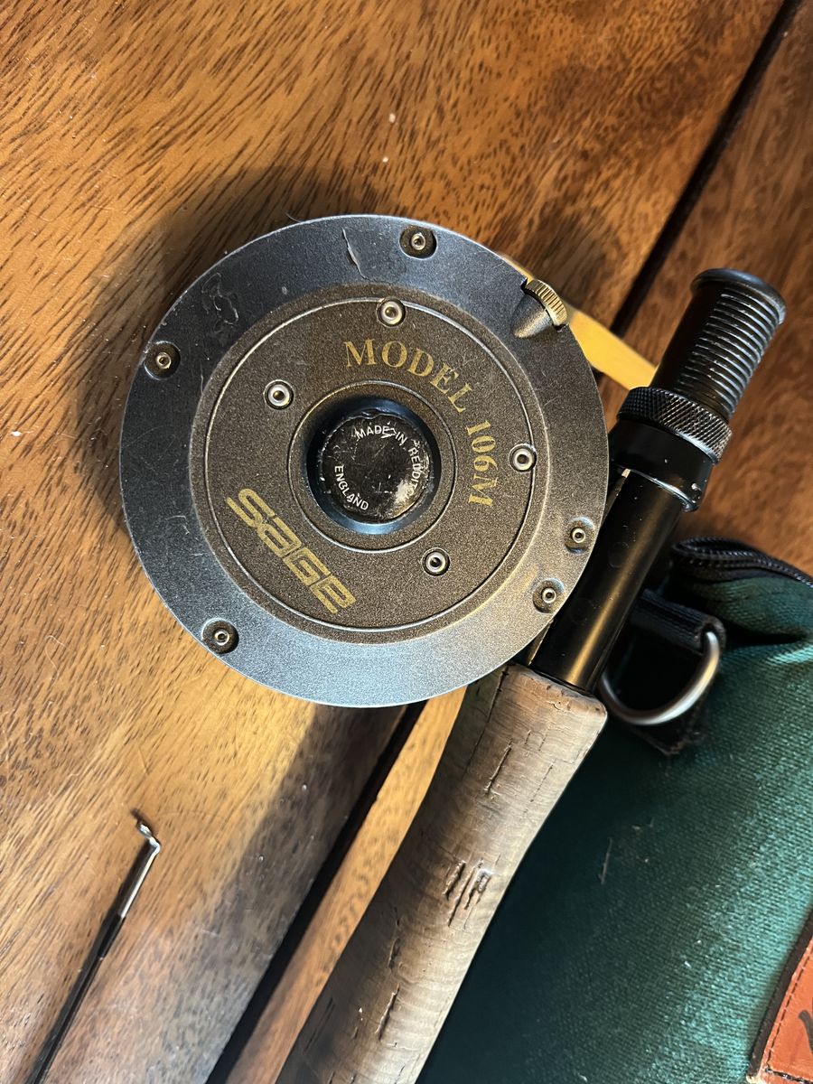 Sage fly fishing setup