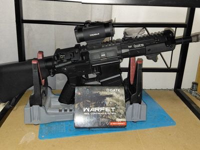 Custom M4 Style Airsoft Rifle with TruGlo Optic and Upgraded Internals
