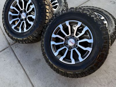 Like new 2024 Gmc Sierra AT4 Wheels And Tires