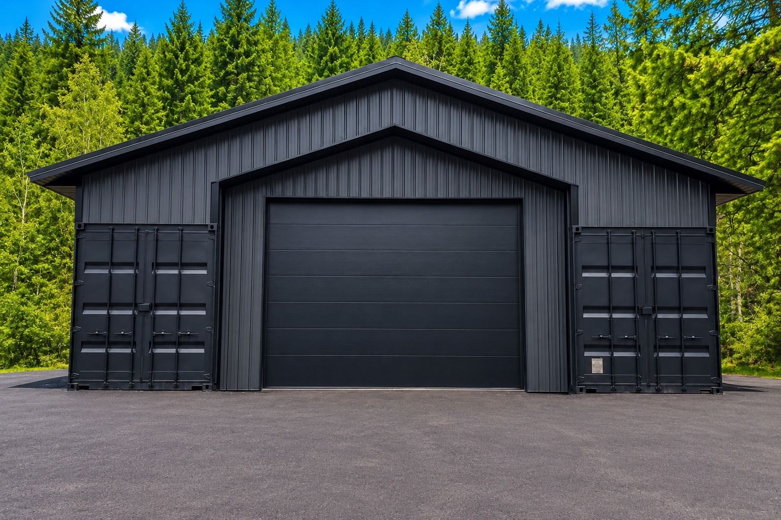 Contractors, Secure Job Site Storage & Shelters Delivery Available Local Container’s 40 high