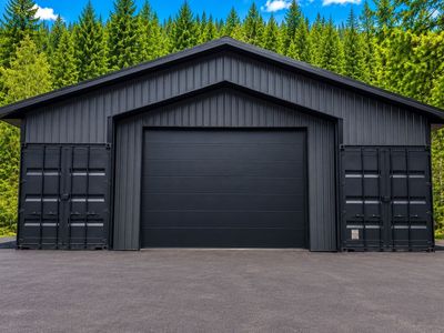 Contractors, Secure Job Site Storage & Shelters Delivery Available Local Container’s 40 high