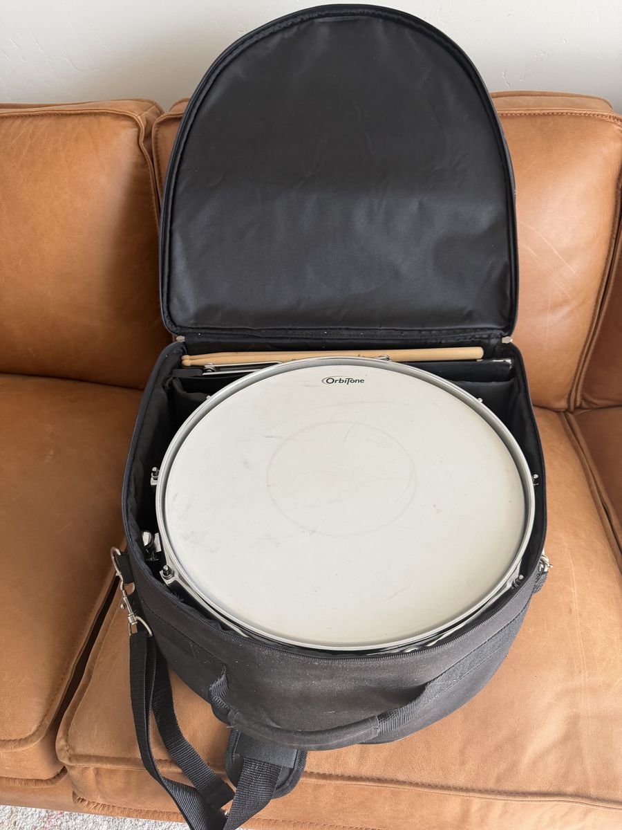 Orbitone Practice Drum Pad Set with Snare Drum and Sticks - Excellent Condition