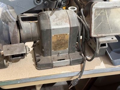 Vintage Craftsman Bench Grinder