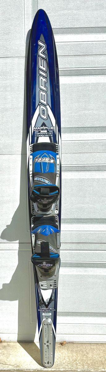 O'Brien Slalom MAPPLE Graphite Composite Water Ski w/Carrying Bag