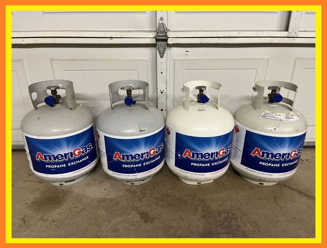 5 Gallon 20 lb. Propane LP Gas Tanks - FULL