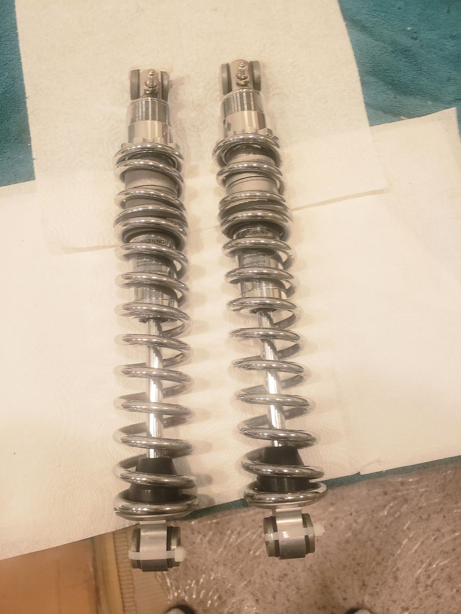 Yamaha Banshee Works chrome front shocks 14.75" new rebuilt