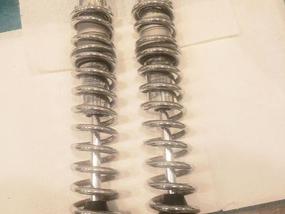 Yamaha Banshee Works chrome front shocks 14.75" new rebuilt
