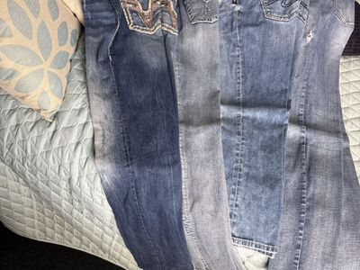 Straight Leg And Ankle Jeans, silvers And vigoss