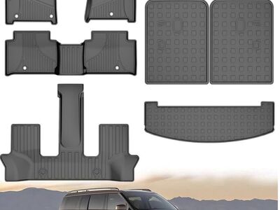 Hyundai Santa Fe 2024-25 All Weather Floor Mat Kit