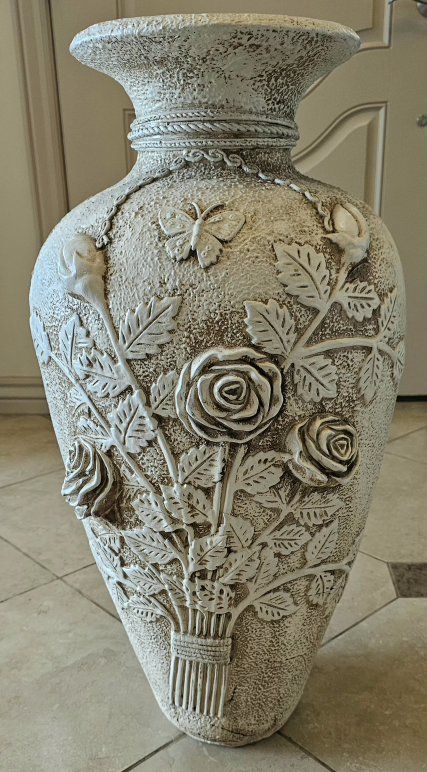 Vase Fiberglass 29"Tall 15"Wide Top 10" Wide