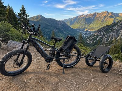 (2) QuietKat Ibex Electric Fat Tire Bike - Dark Grey, All-Terrain E-Bike, Excellent Condition
