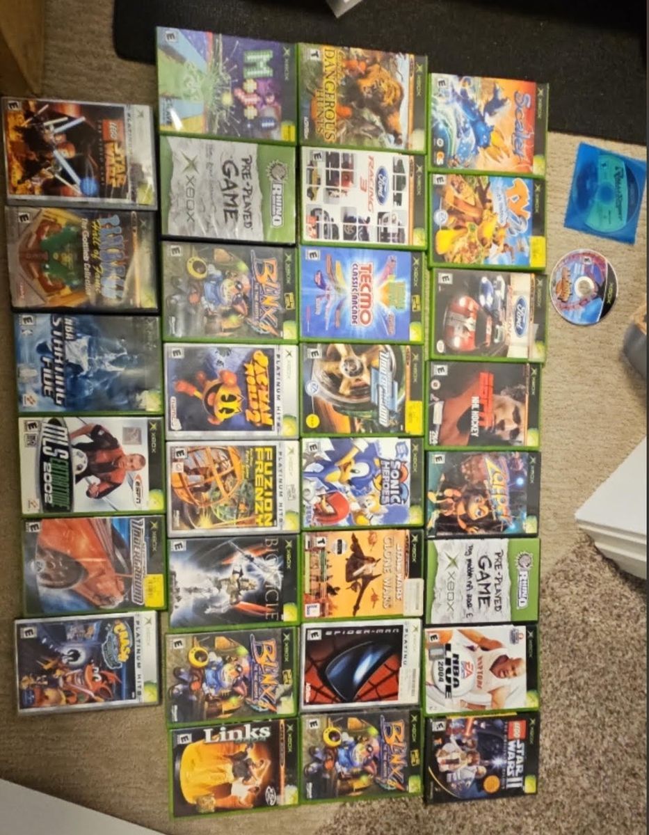 Original Xbox Game Lot (32 Games) - Star Wars, Sonic, Need for Speed, Crash & More! $110 OBO