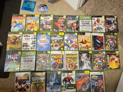 Original Xbox Game Lot (32 Games) - Star Wars, Sonic, Need for Speed, Crash & More! $110 OBO