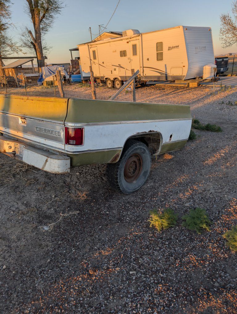 Chevy pickup bed trailer