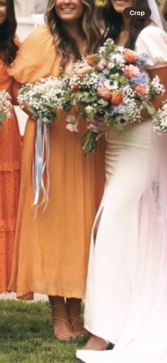 Orange Showpo midi dress