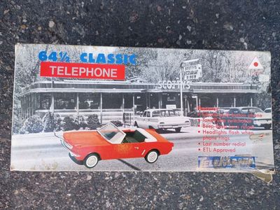 Classic Car Corded Dial Home Phone