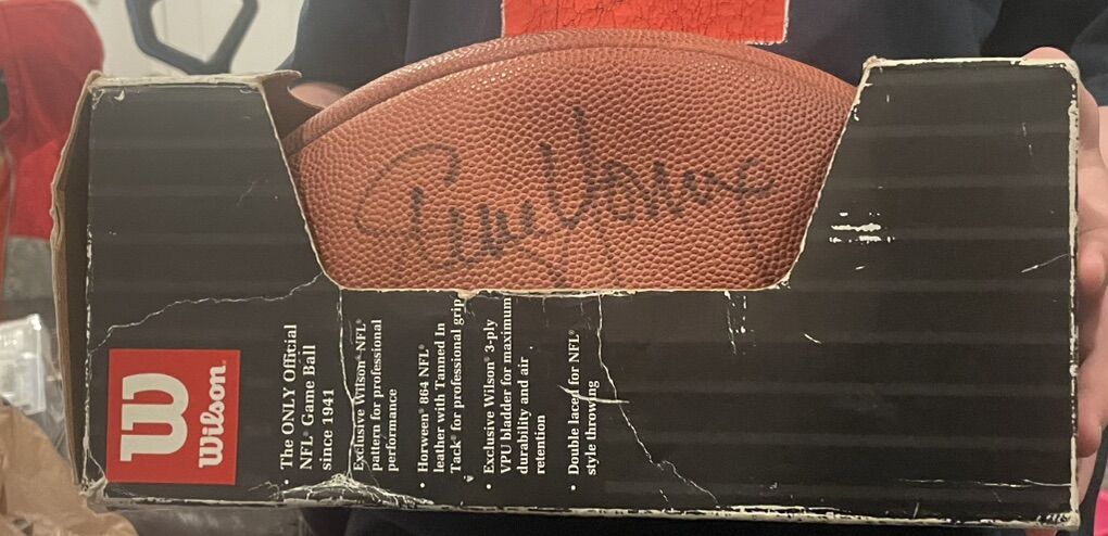Signed Steve Young Ball