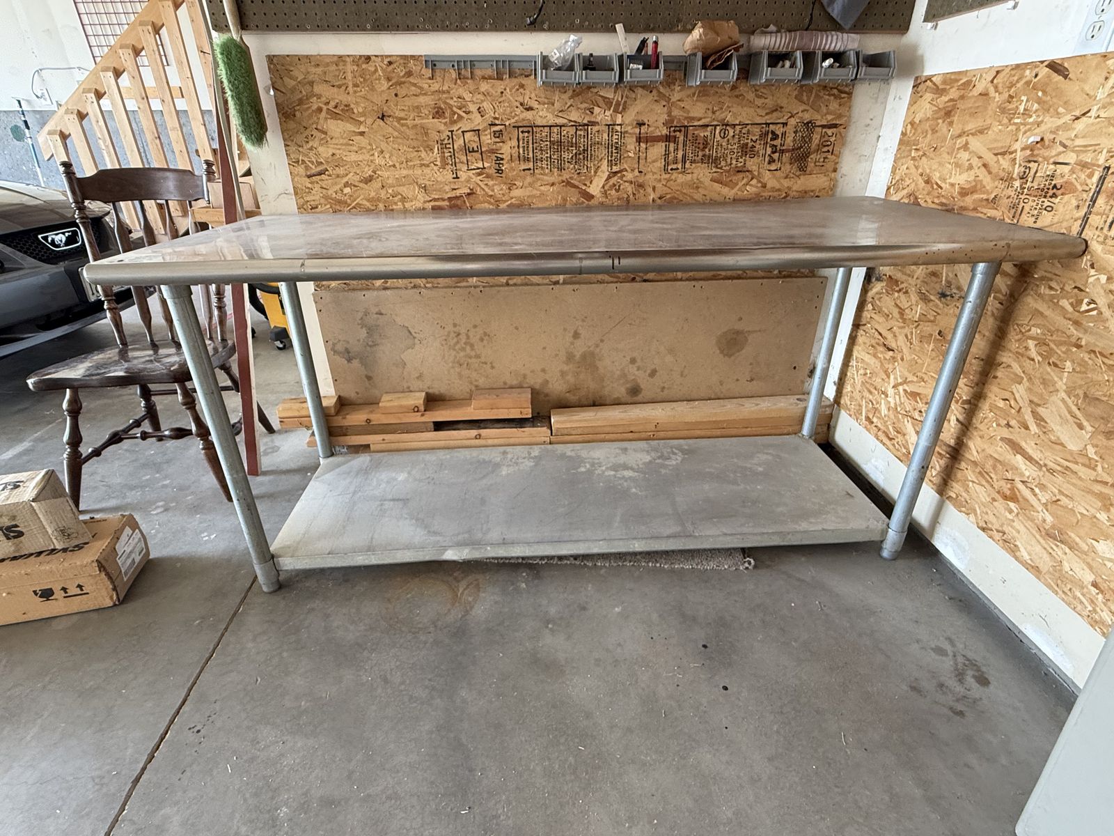 $150 OBO Stainless Steel Work Table