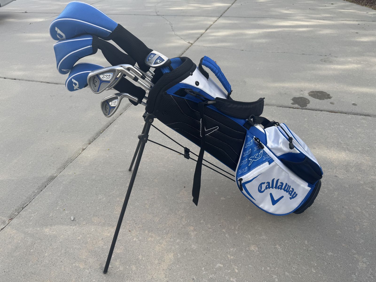 Callaway XJ Level 2 Junior Set, Driver, Fairway Wood, Hybrid, 7, 9 and Sand Wedge, Right