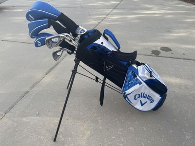 Callaway XJ Level 2 Junior Set, Driver, Fairway Wood, Hybrid, 7, 9 and Sand Wedge, Right